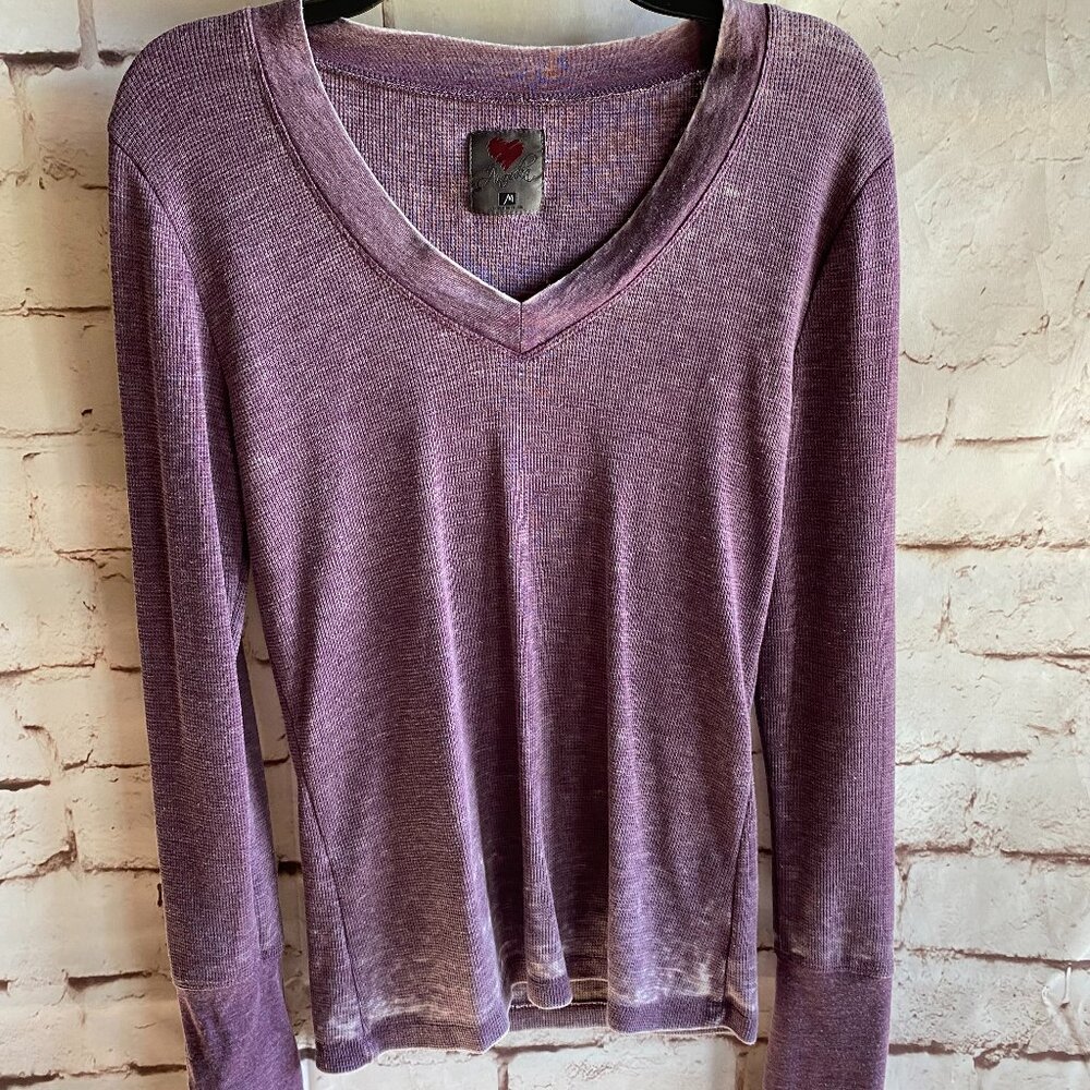 Women's Purple Longsleeve Shirt - Size M